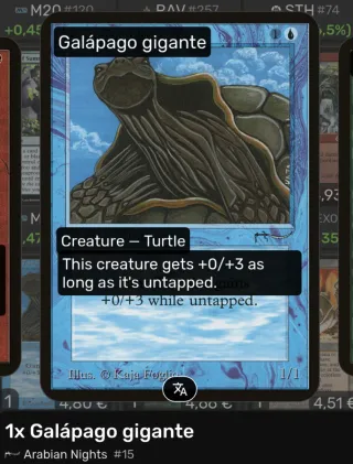 Galápago gigante - Magic Arabian Nights #15