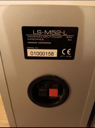 Altavoces Kenwood Plata y Azul