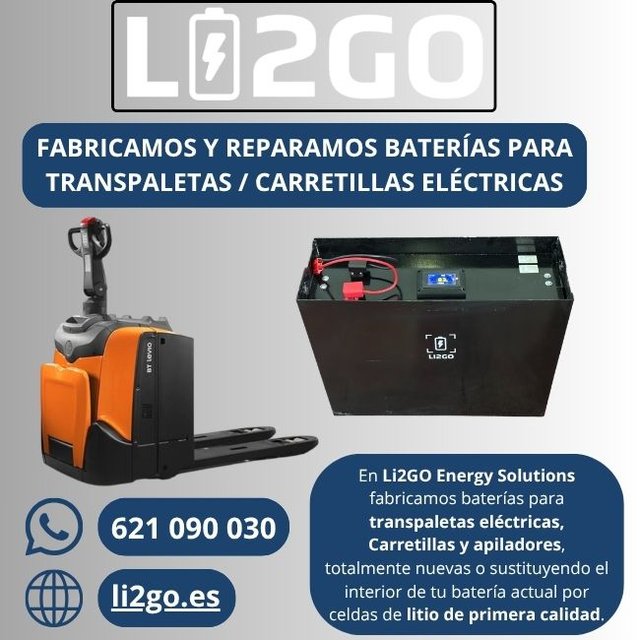 Batería para carretillas eléctricas y transpaletas