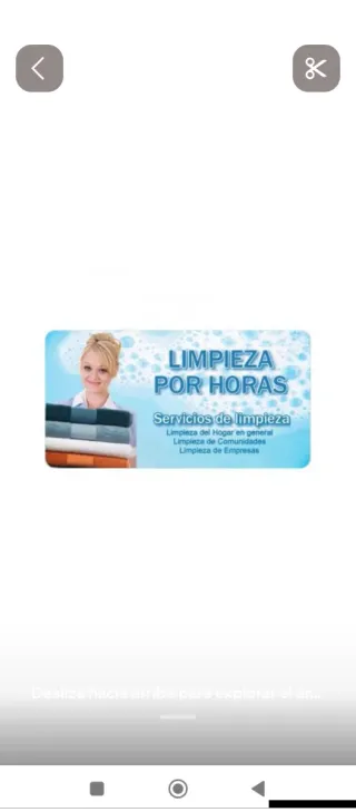 Servicio de limpieza a domicilio