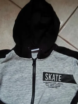 Felpa con cappuccio bambino tg 10 anni