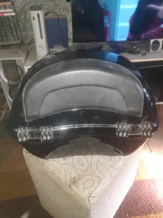 Maletín para moto negro