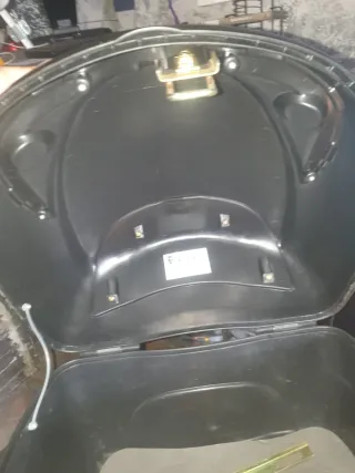 Maletín para moto negro