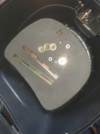 Maletín para moto negro