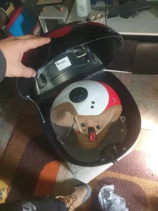 Maletín para moto negro