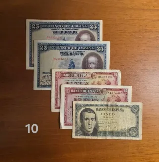 🇪🇦 Lote Billetes Españoles Pesetas