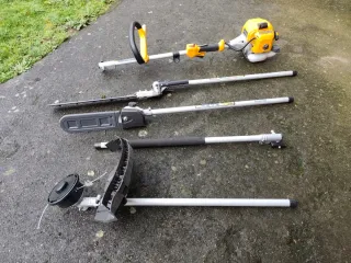 Desbrozadora Stiga con accesorios