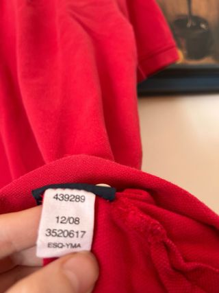 Camiseta Polo Tommy Hilfiger Roja