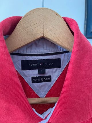 Camiseta Polo Tommy Hilfiger Roja