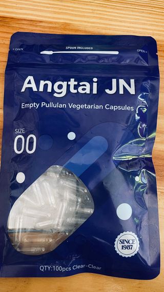 Cápsulas Vegetarianas Pullulan 00 (100 uds)