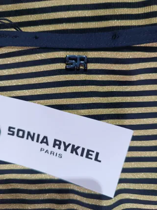 Bañador Sonia Rykiel Rayas Amarillo y Negro
