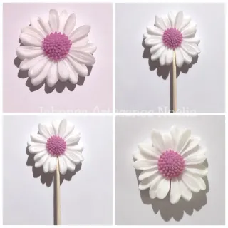 Jabones Flores con Inicial