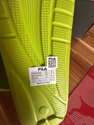 Chanclas Fila Verde Talla 39