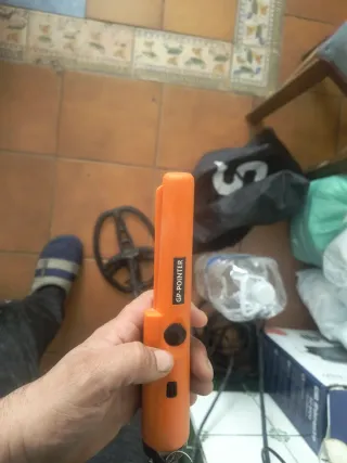 Detector de Metales con Pinpointer Naranja