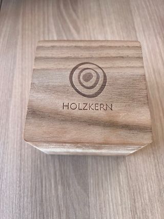 Reloj Holzkern azul y plateado