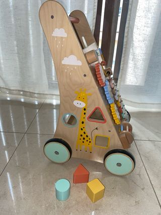 Andador de madera 6 actividades