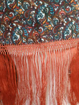 Mantoncillo flecado a mano