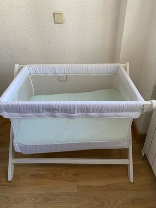 Minicuna madera blanca