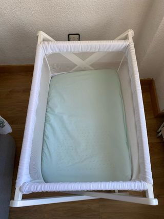 Minicuna madera blanca