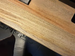 Mueble TV madera y metal forjado