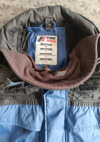Chaquetan Azul K-Way 2000