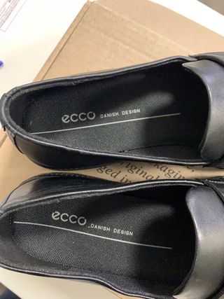 Mocasines Ecco de Piel Negra