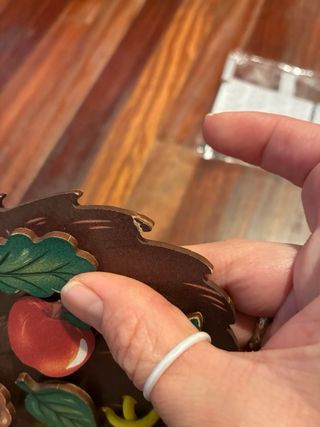 Juguete erizo para ensartar