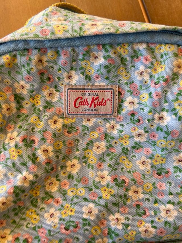 Mochila Cath Kids floral azul