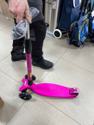 Patinete Infantil 3 Ruedas LED Azul