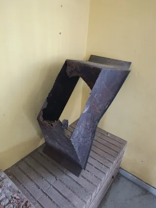 Estufa/asador de hierro