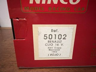 Scalextric Ninco Renault Clio 16v Rojo