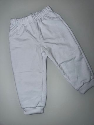 Completo bimba bianco con fiocco azzurro