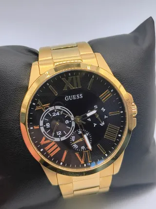 Reloj Guess Dorado Hombre Negro