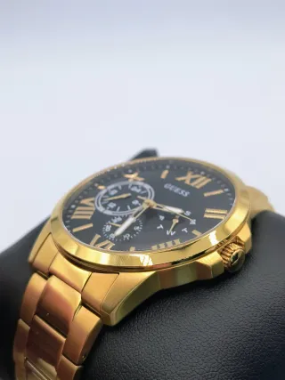 Reloj Guess Dorado Hombre Negro