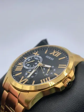 Reloj Guess Dorado Hombre Negro