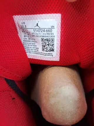 Jordan 1 Mid Reverse Bred 44.5