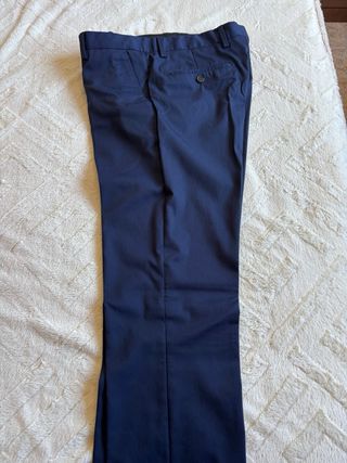 Pantalón de traje Zara Man azul