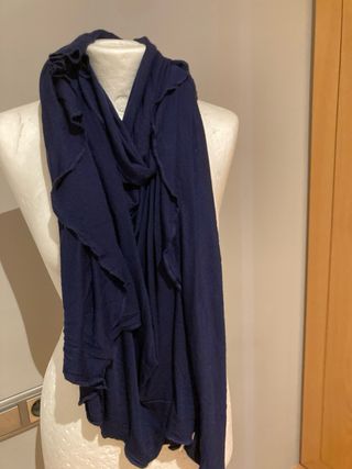 Bufanda azul marino