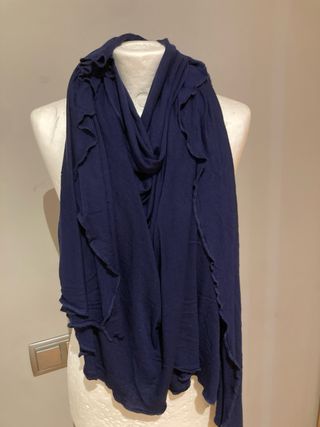 Bufanda azul marino