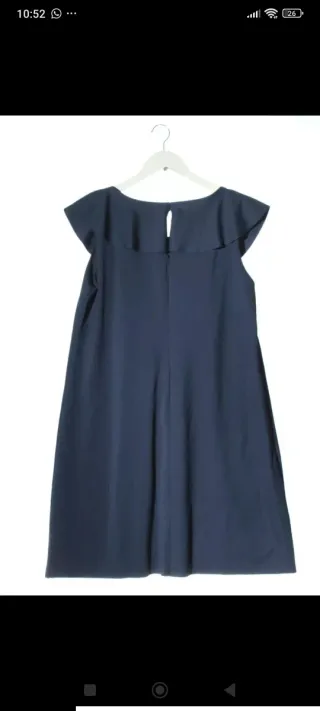 Vestido Mango Azul Talla L