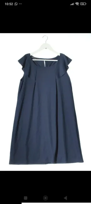 Vestido Mango Azul Talla L