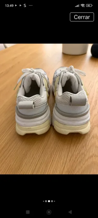 Zapatillas Nike V2K Run Mujer Gris/Blanco.