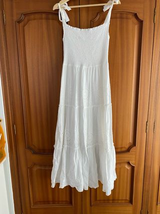 Vestido blanco Zara