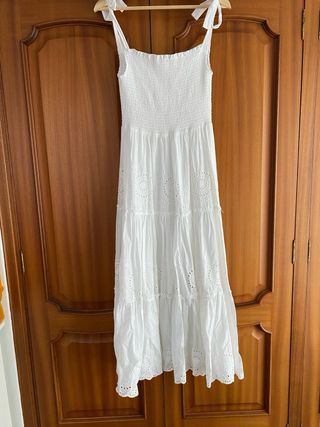 Vestido blanco Zara