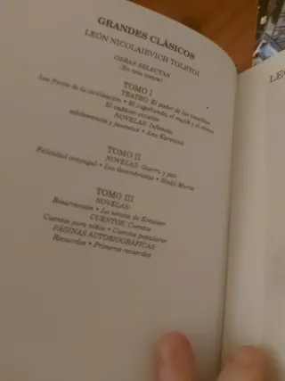 Obras. Tomo Iii: Novelas. Resurrecion/ La Sonat...