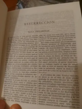 Obras. Tomo Iii: Novelas. Resurrecion/ La Sonat...