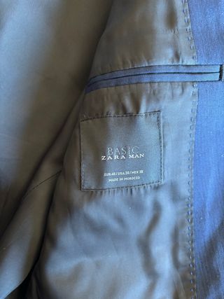 Chaqueta Americana Zara Hombre Talla M