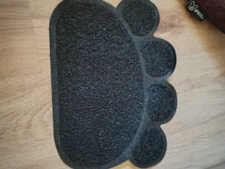 Lote nuevo de Cama, Comedero, bebedero, alfombrill