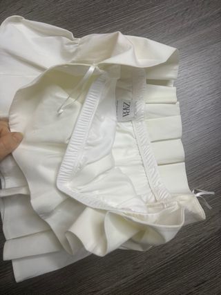 Top Zara bianco taglia M