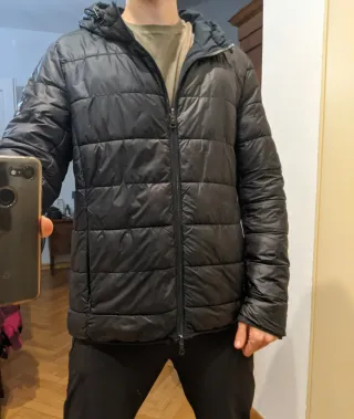 Giubbotto piumino Refrigue nero